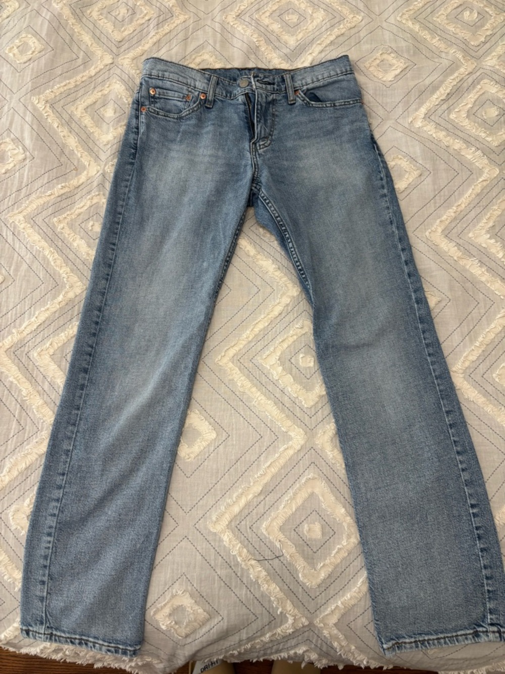 Levi’s Blue Men's Straight-Leg Jeans - Size: 30x30